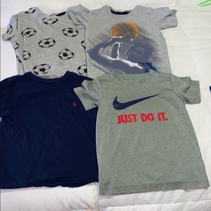 Boys size 4 tees